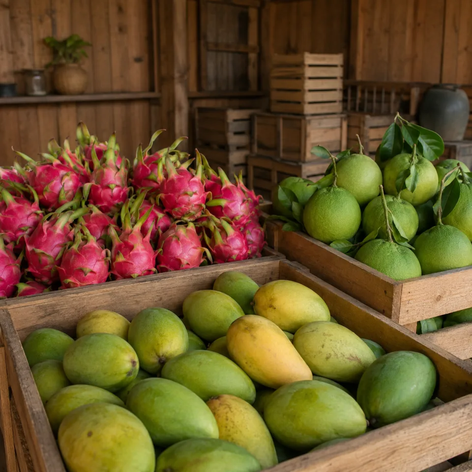 Trái cây chín trên cây